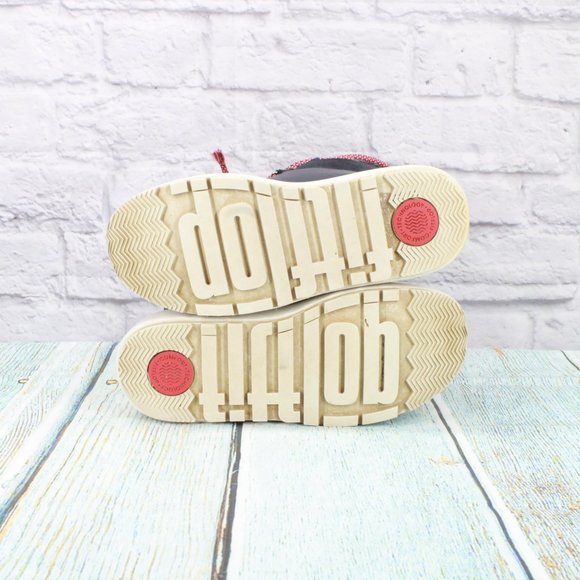 Fitflop Skandi Black Suede Wool Lined Pull On Winter Boots Size 6.5 - Picture 9 of 9